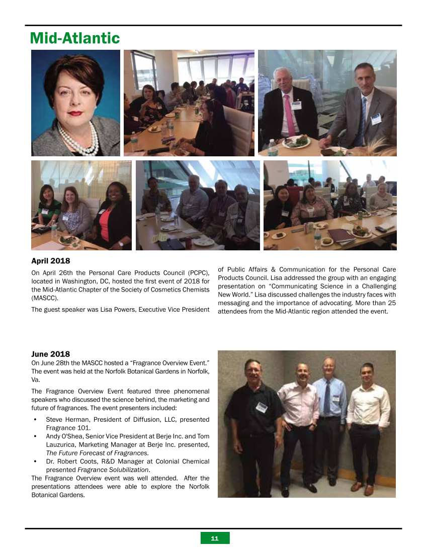 2018 SCC Chapter Activity Newsletter page 11