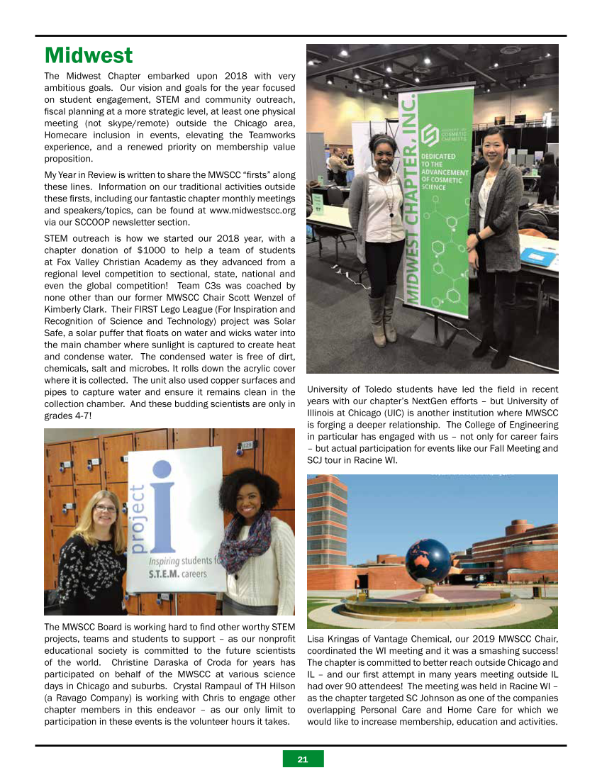 2018 SCC Chapter Activity Newsletter page 21