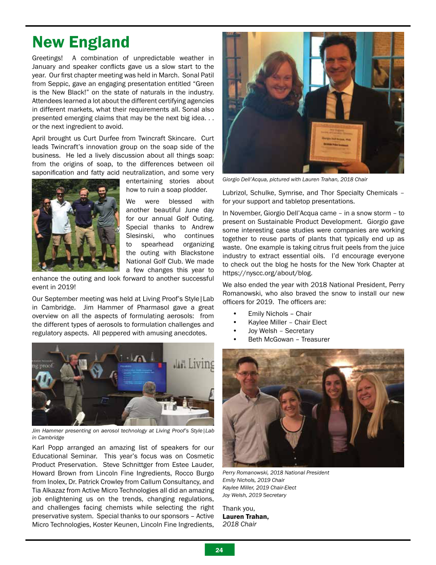 2018 SCC Chapter Activity Newsletter page 23