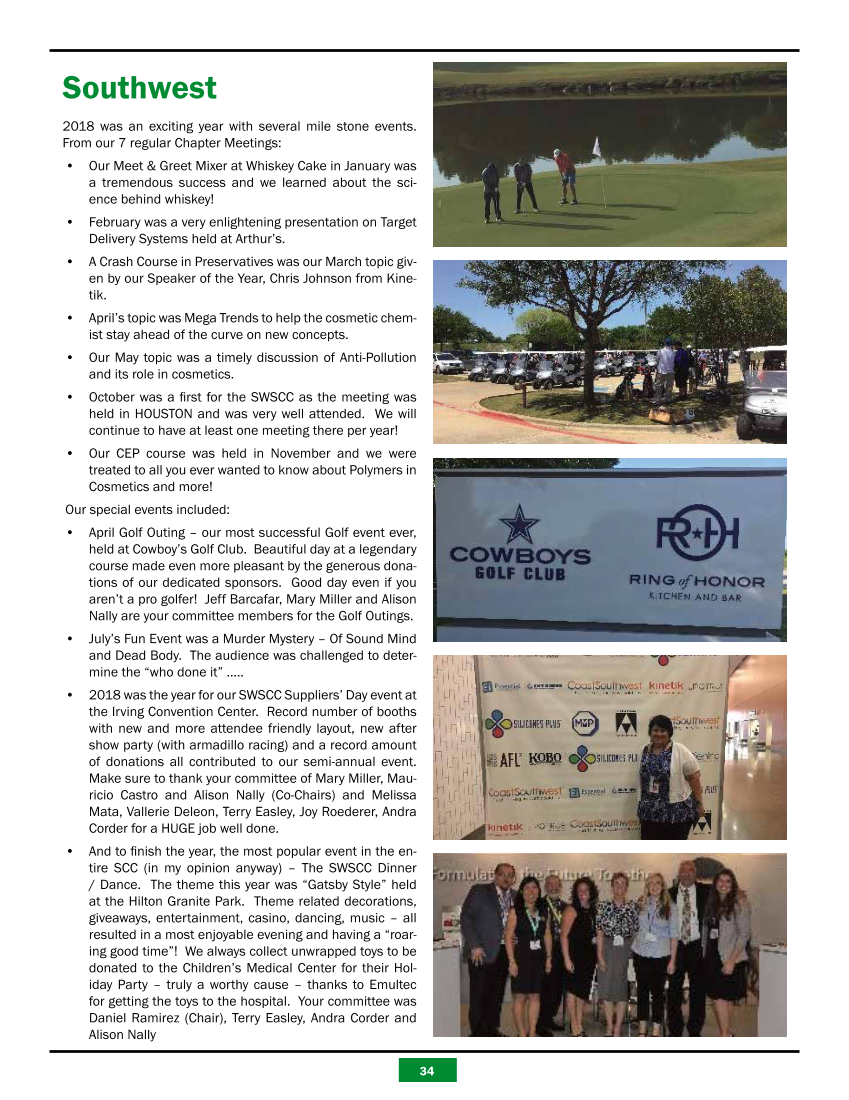 2018 SCC Chapter Activity Newsletter page 33