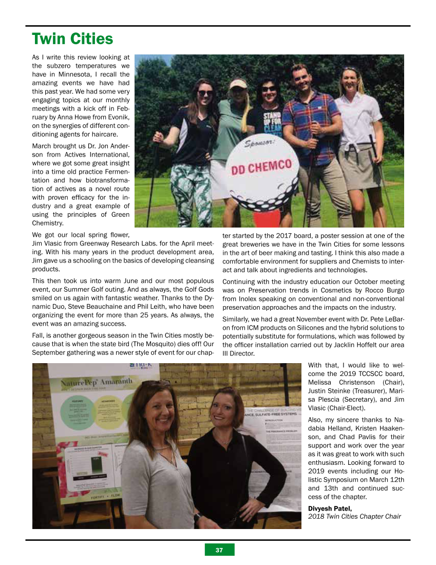 2018 SCC Chapter Activity Newsletter page 37