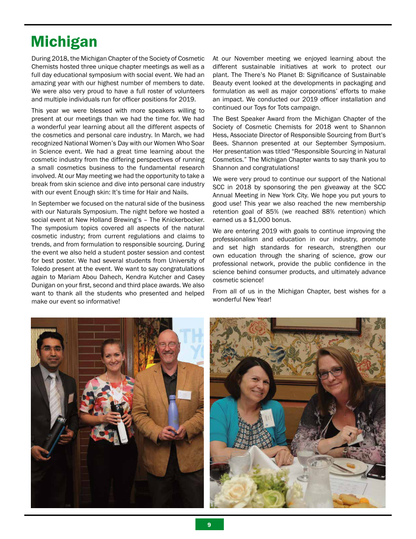 2018 SCC Chapter Activity Newsletter page 9