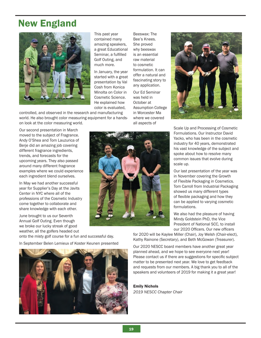 2019 SCC Chapter Activity Newsletter page 19