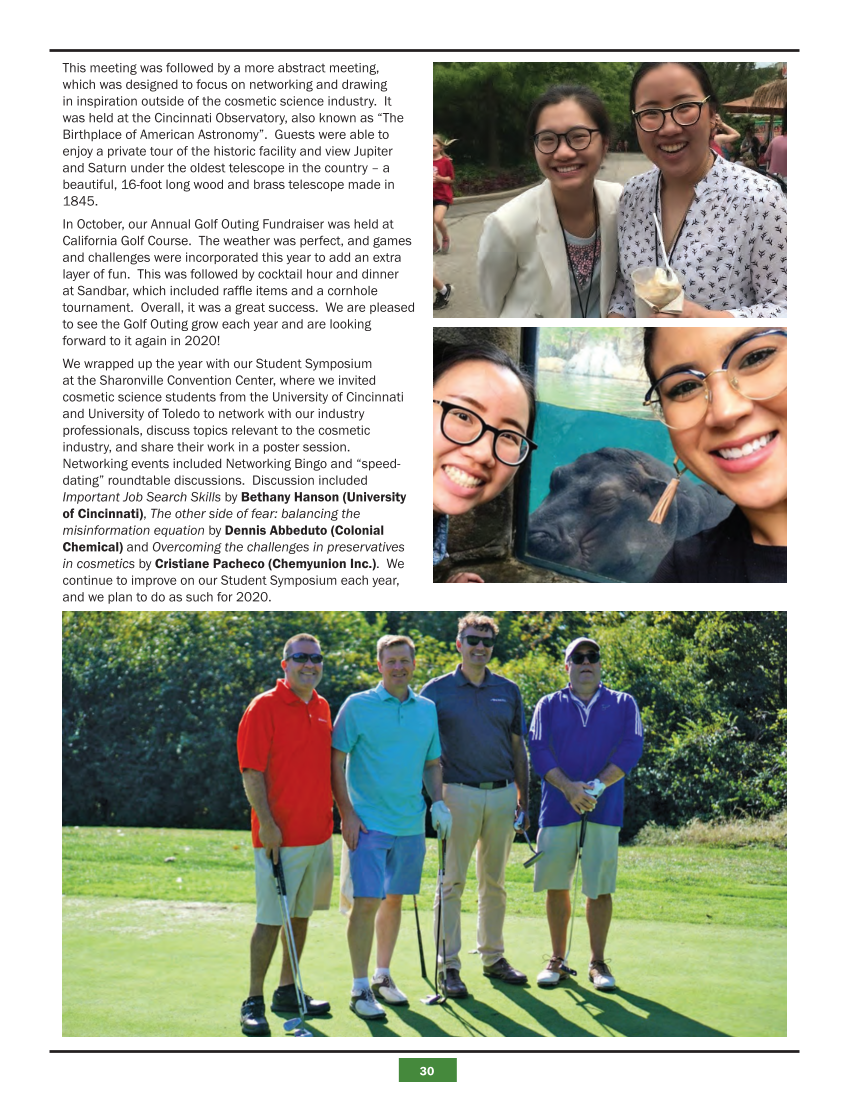 2019 SCC Chapter Activity Newsletter page 29