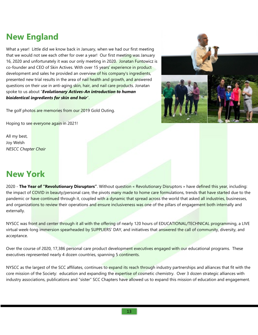 2020 SCC Chapter Activity Newsletter page 13