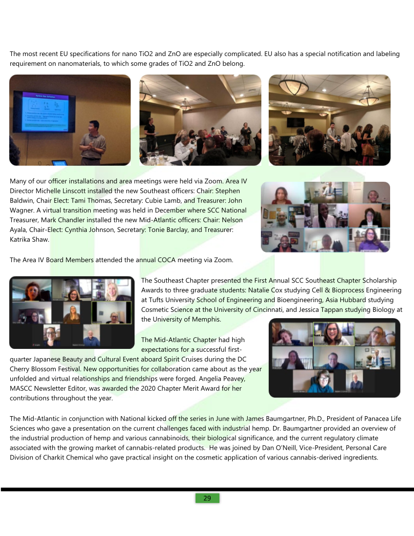 2020 SCC Chapter Activity Newsletter page 29