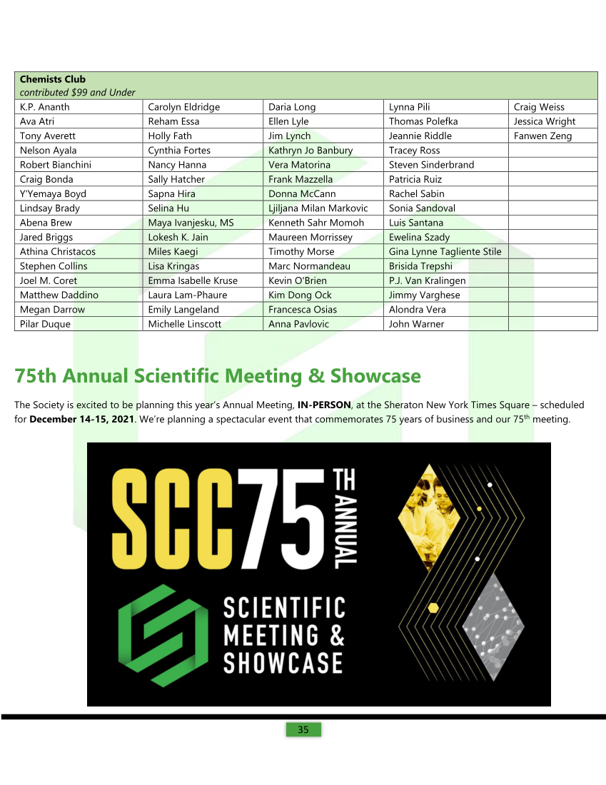 2020 SCC Chapter Activity Newsletter page 35