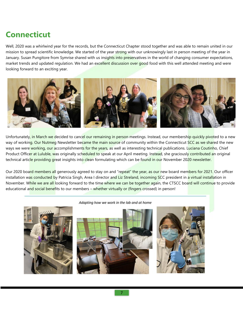 2020 SCC Chapter Activity Newsletter page 7