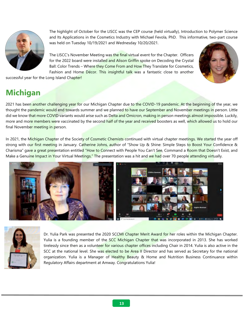 2021 SCC Chapter Activity Newsletter page 15