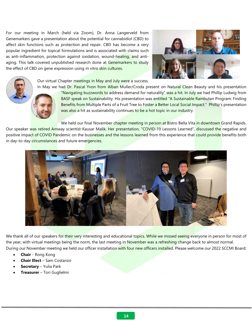 2021 SCC Chapter Activity Newsletter page 15