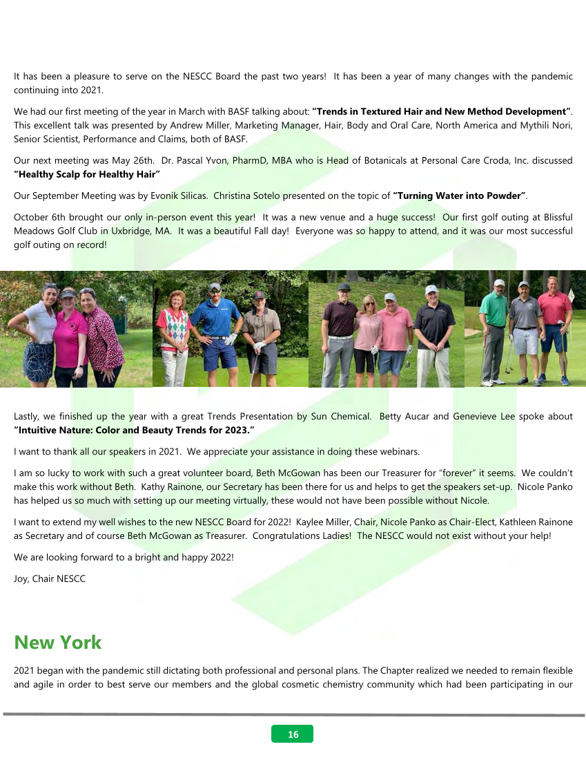 2021 SCC Chapter Activity Newsletter page 17