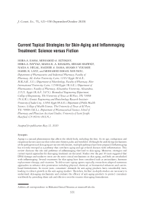 Editor's Choice: Current Topical Strategies for Skin-Aging and Inflammaging Treatment: Science versus Fiction
