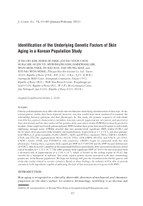 Editor's Choice: Identification of the Underlying Genetic Factors of Skin Aging in a Korean Population Study