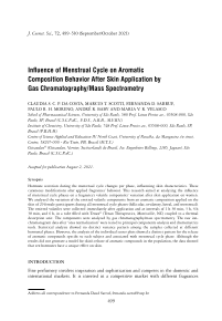 Editor's Choice: Influence of Menstrual Cycle on Aromatic Composition Behavior After Skin Application by Gas Chromatography/Mass Spectrometry